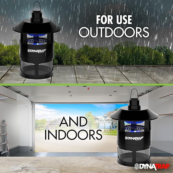 DynaTrap DT160-TUNSR 1/4 Acre Mosquito Trap & Flying Insect Trap Kills Mosquitoes, Flies, Gnats, Wasps, Other Flying Insects Mosquito Zapper & Bug Zapper Outdoor Alternative Tungsten
