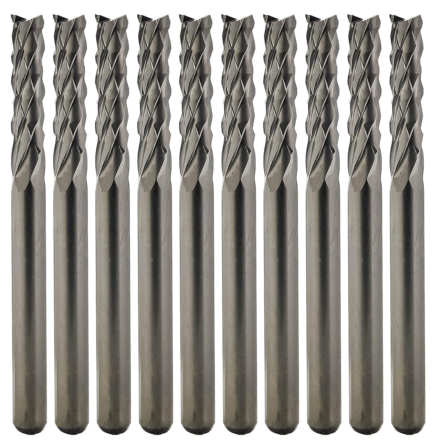 1/8" Grout Removal Tool Tile Cutting Bit - Ten Pieces - Solid Carbide Made in USA