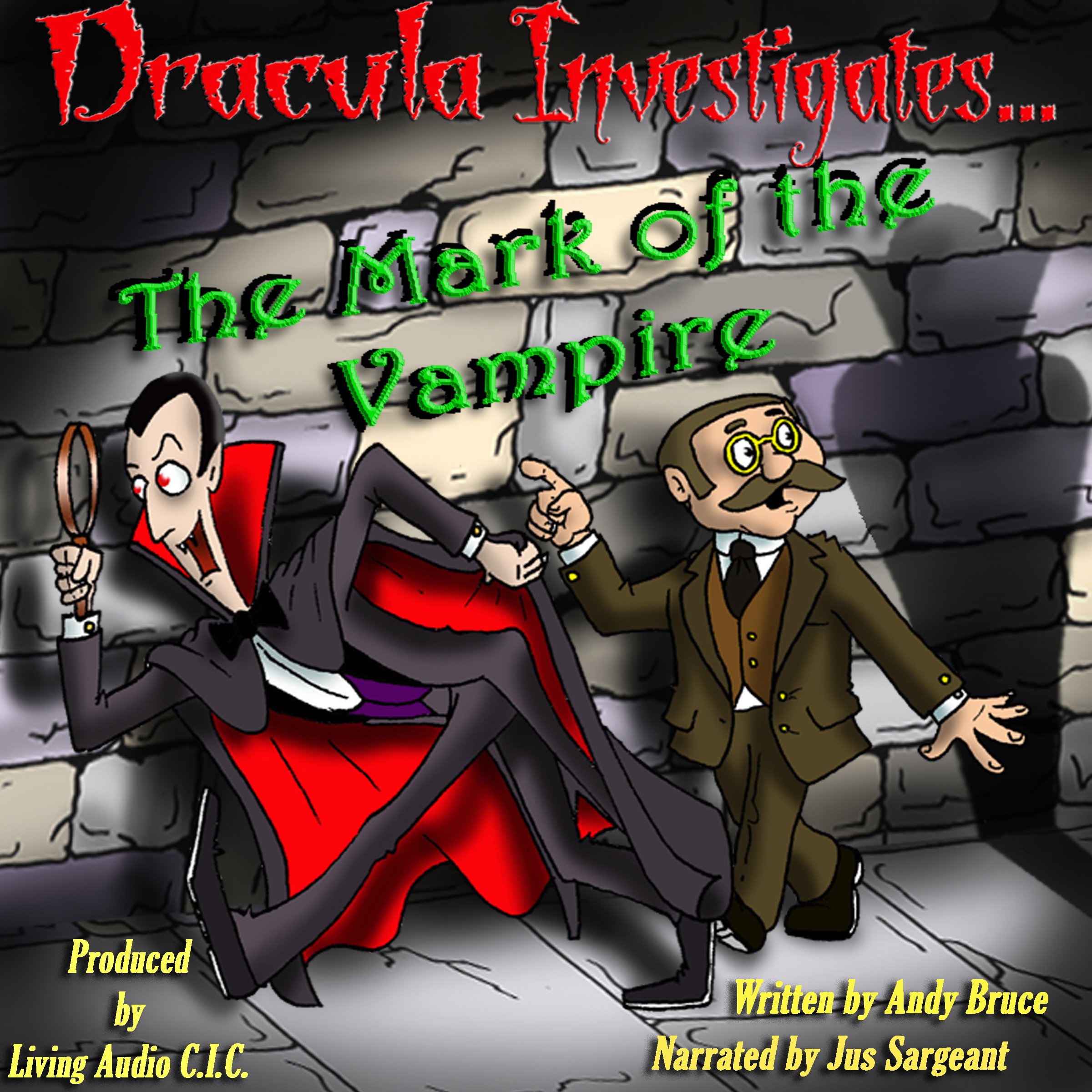 Cover art for Dracula Investigates the Mark of the Vampire