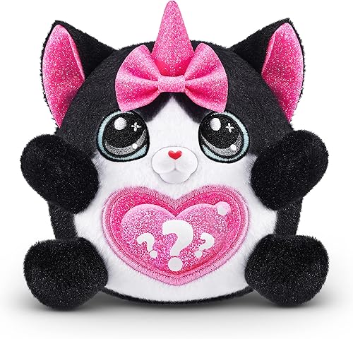 Miniatura 10 de Rainbocorns Kittycorn Surprise Series 2 (gato exótico) por ZURU, animal de peluche coleccionable, huevo sorpresa, paquete de calcomanías, limo, a