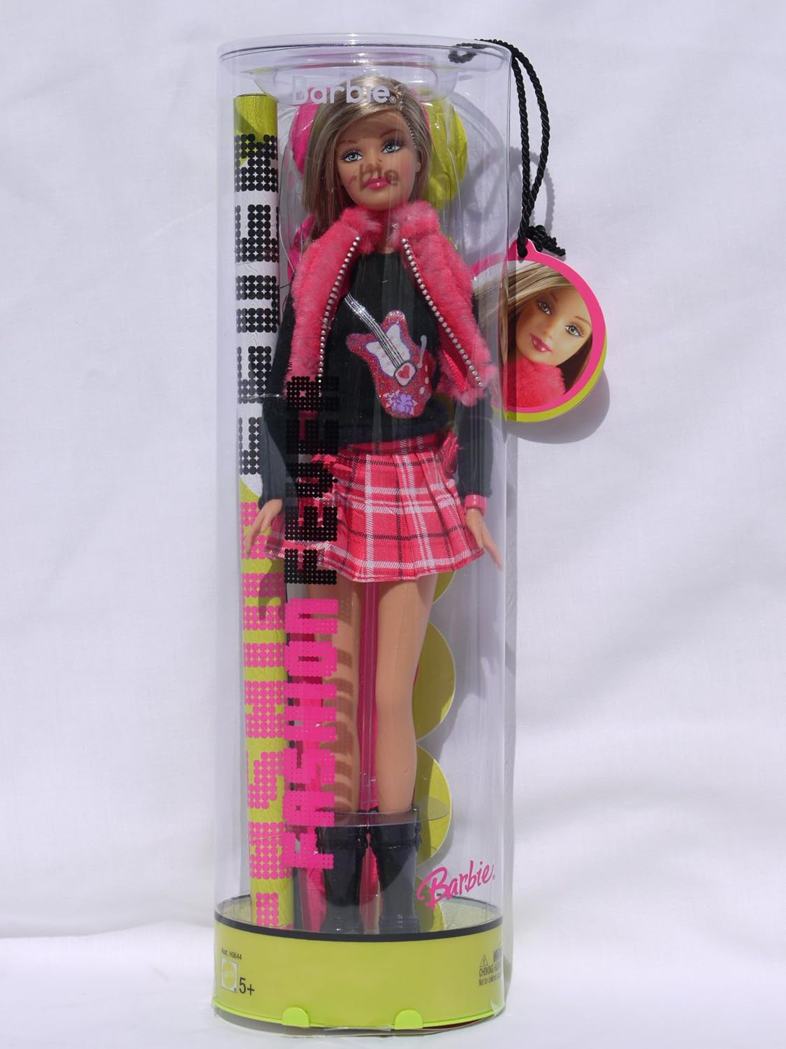 Mattel Barbie: Fashion Fever - Barbie with Plaid Skirt and Pink Vest