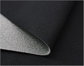 Roof Liner Fabric Sold by the Metre 100 x 180 cm Black 3 mm Repair Car Canopy Fabric Car Caravan Boat (Black)