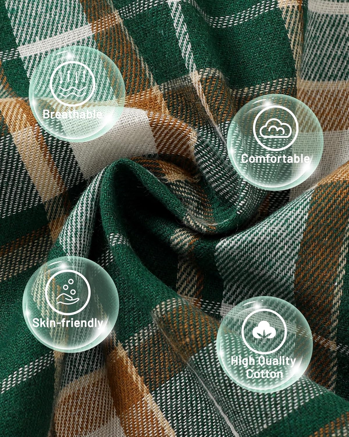 Coco&RARA Toddler Baby Boy Clothes Outfits Button Down Long Sleeve Plaid Shirt + Denim Pants 2PCS Fall Winter Clothing - Image 6