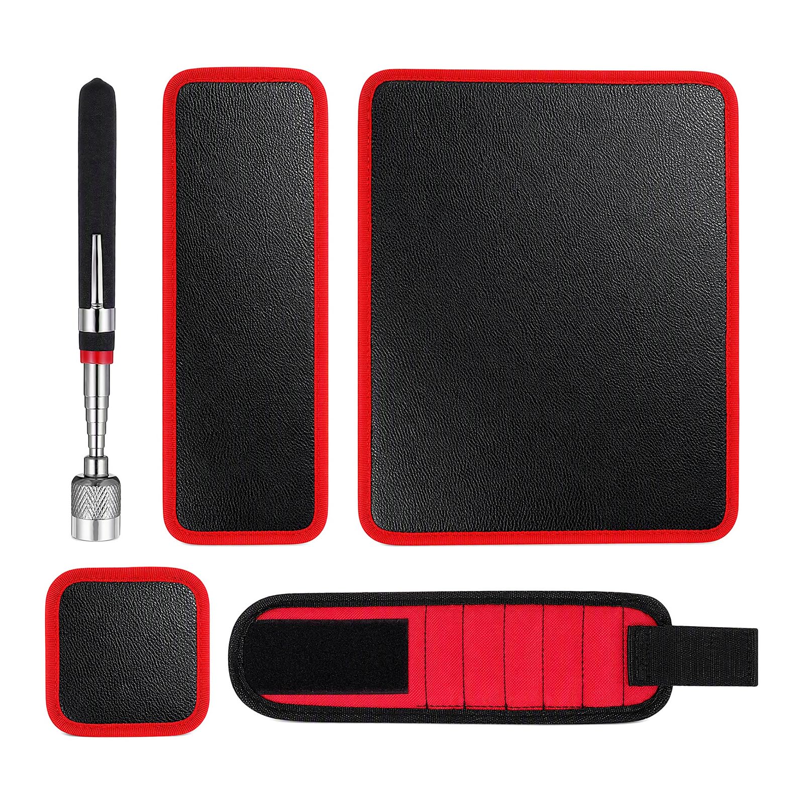 5-Piece Magnetic Tool Mat Set with Telescoping Pickup Tools, Blue — Amazon image 10