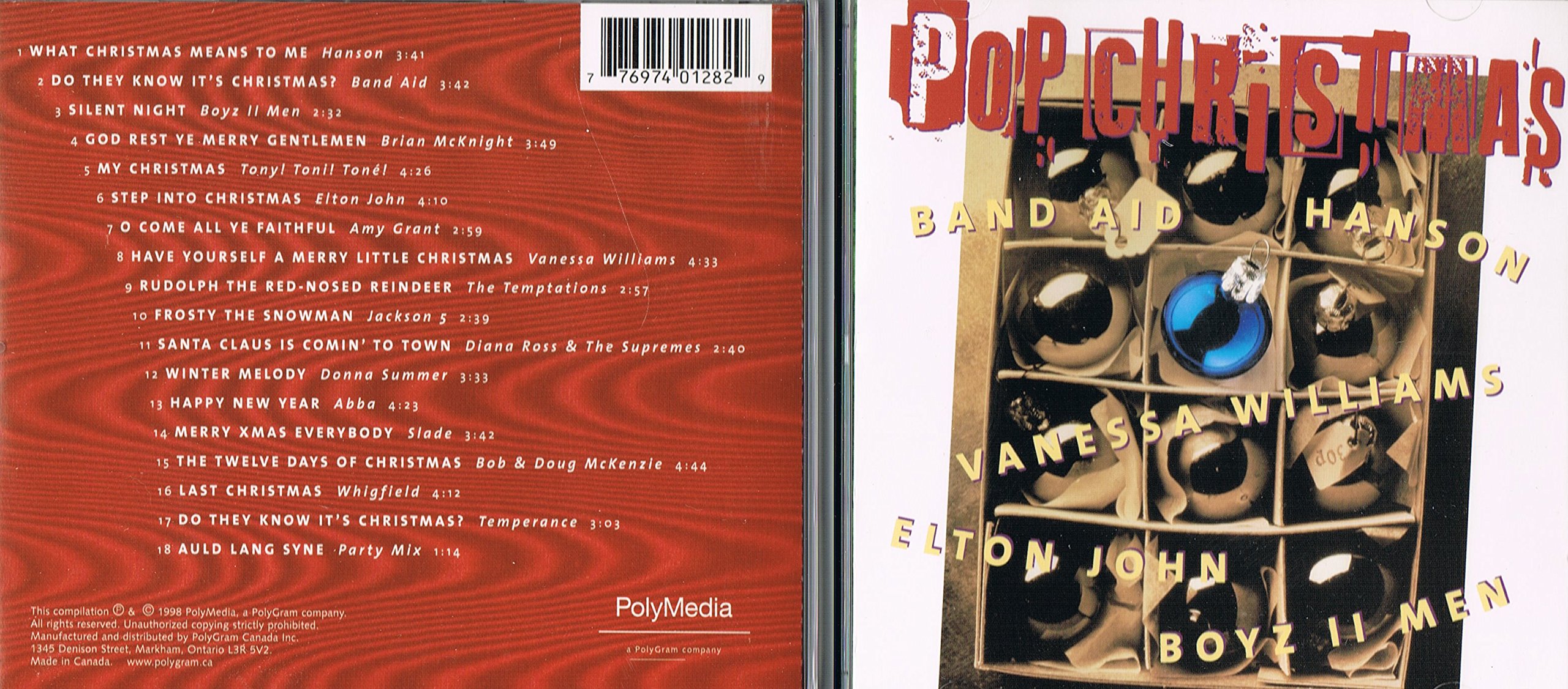 Pop Christmas (1998 PolyMedia) [Audio CD]