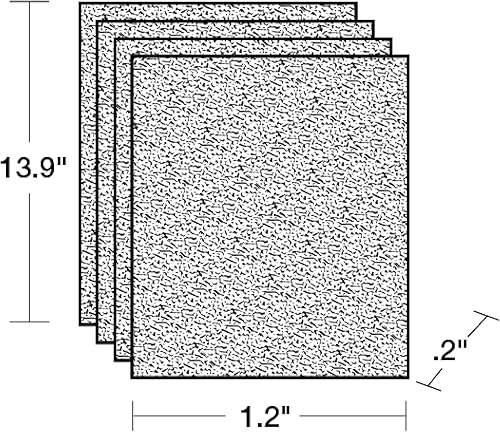 Miniatura 7 de Honeywell HRF-A200 - Filtro de aire para purificador de aire, paquete de 4  Filtro de aire de alérgenos dirigido a polvo, compuestos orgánicos
