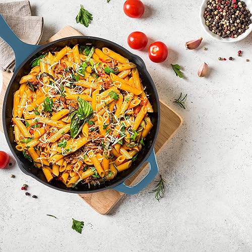 Miniatura 33 de Utopia Kitchen Sartén de hierro fundido de 6.5 pulgadas, sartén de hierro fundido, sartén pre-sazonada, utensilios de cocina seguros