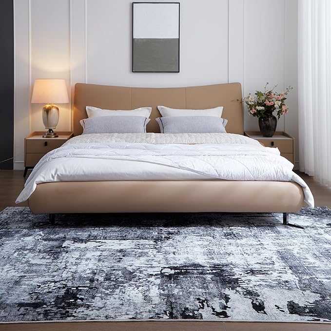 Tapete Rugcomf 5x7 Lavable Antideslizante Boho miniatura 3