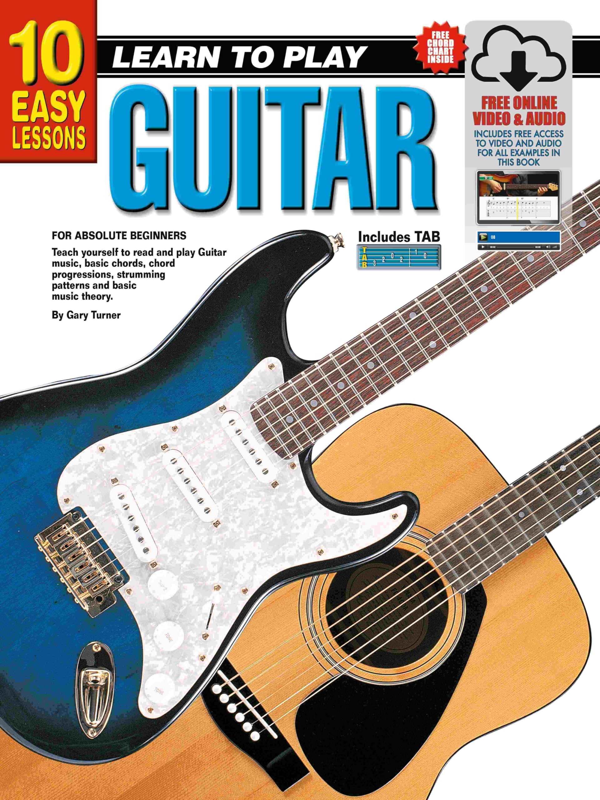 Teach Yourself Guitar: 10 Easy Lessons [Book + CD]
