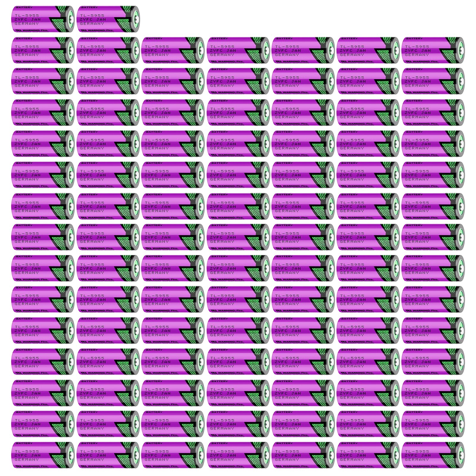 100 Pack TL-5955 3 6V 1650mAh 2 3 AA Battery for Tadiran TL-2155 TL-4955 TL-5155 TL-5955 SL-361 ER14335