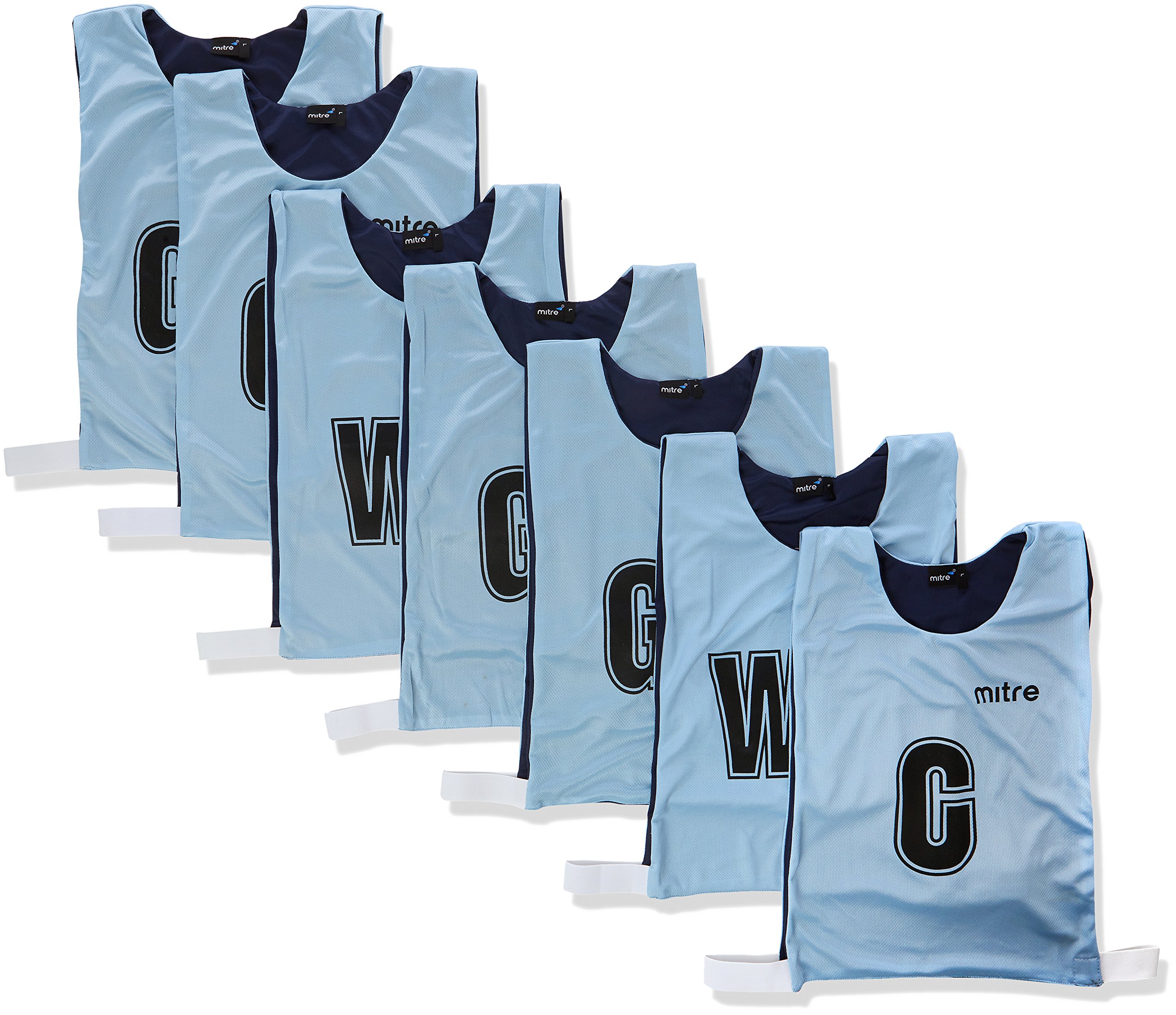 Mitre Netball, Peto reversible de entrenamiento profesional, Pack de 7