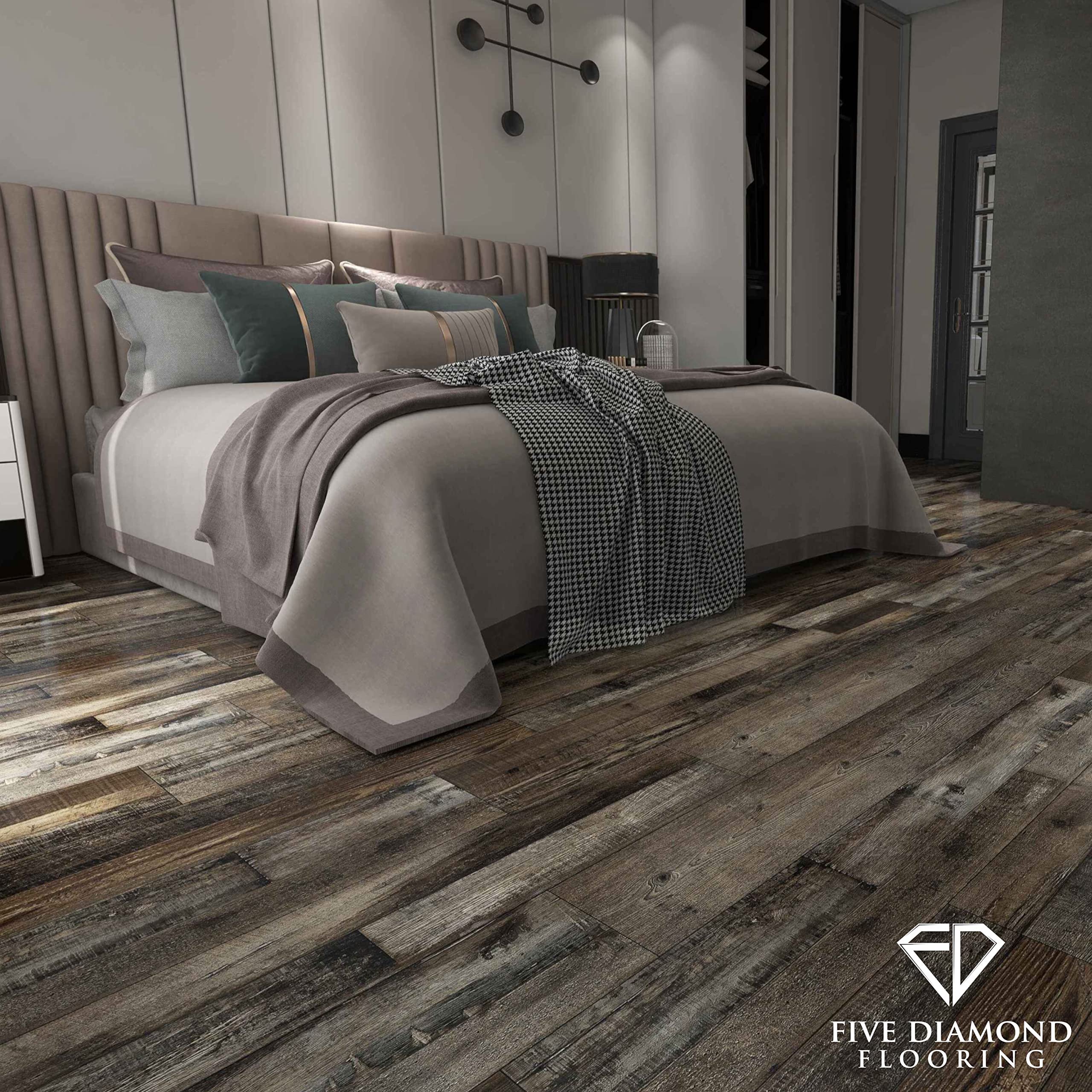 Gorilla Grips Floor Planks, Peel and Stick Floor Tile Wood Plank Visual