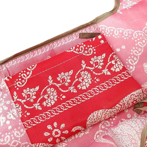 Miniatura 5 de allydrew Bolsa de comestibles reutilizable de nailon plegable (juego de 2)