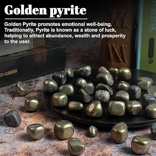 Miniatura 34 de Crocon Kit de cristales y piedras curativas de amatista de 1 libra para cristal curativo de Reiki, piedras pulidas moradas, piedras pulidas