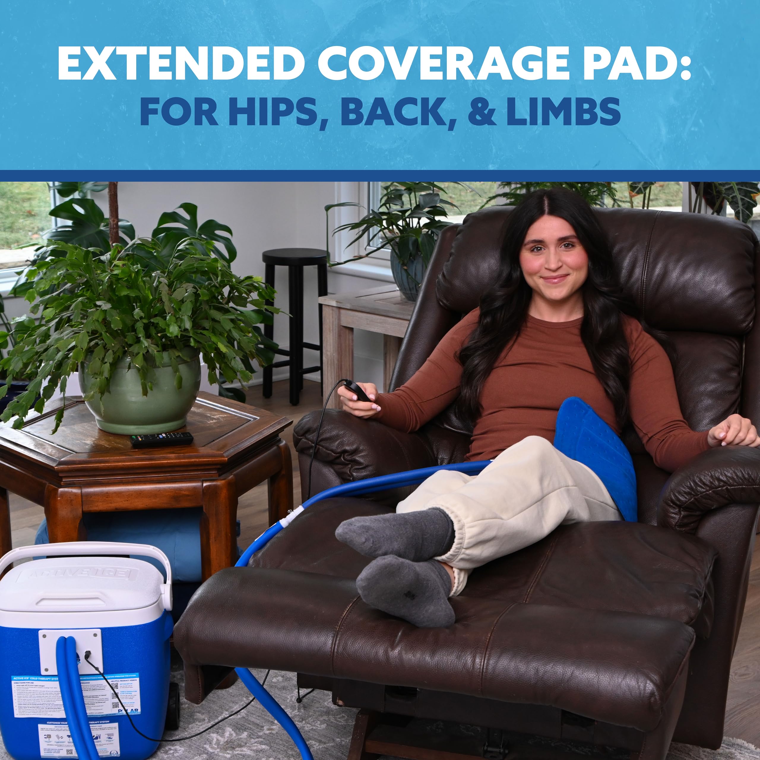 Amazon.com: Polar Active Ice Hip-Extended Coverage Cold Therapy