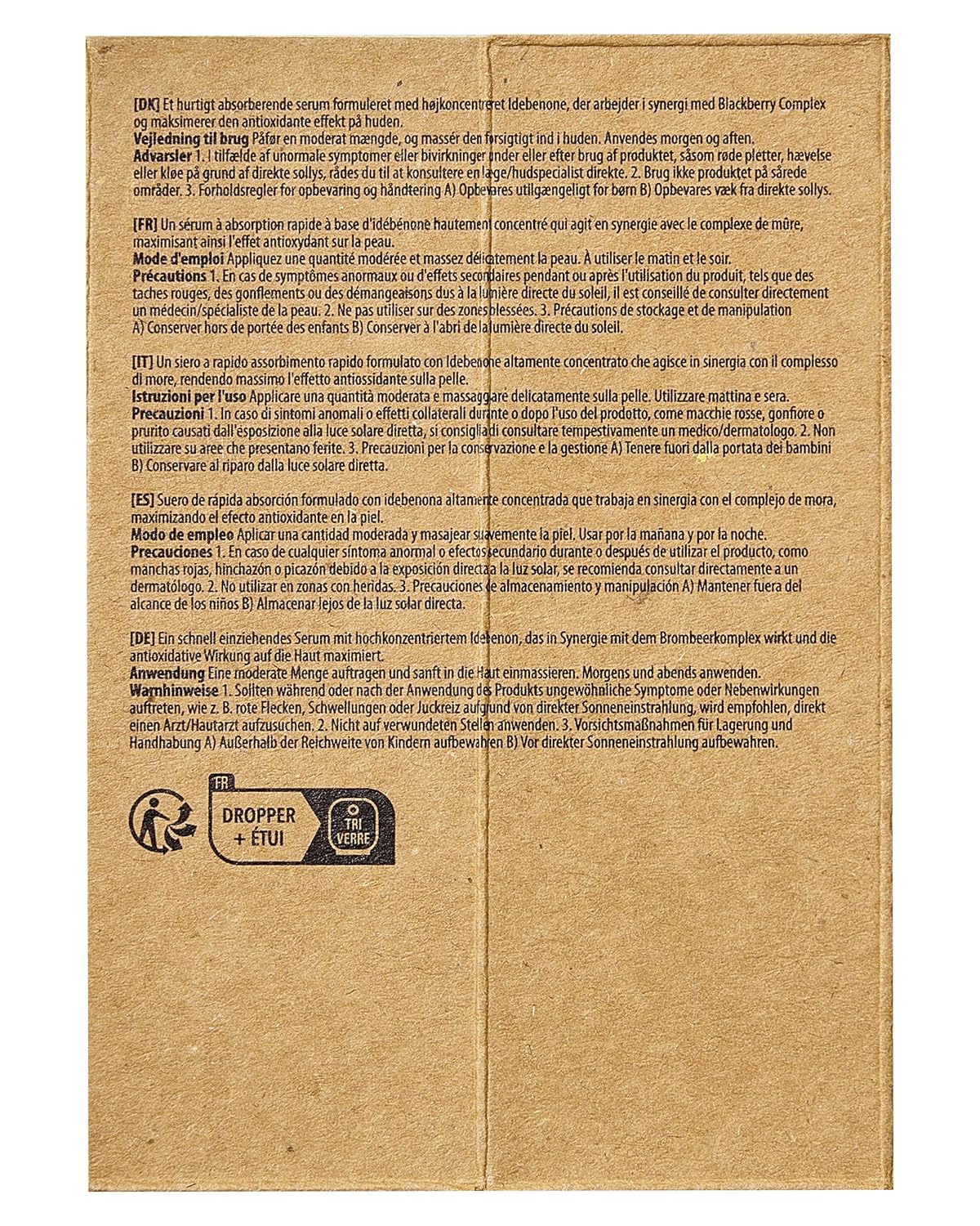 Mary&May Idebenone 1000ppm + Blackberry 20% Antioxidant Face Serum – Gentle Vitamin C Alternative for Fine Lines & Dullness, Fast-Absorbing, Non-Sticky, Fragrance-Free, EWG Verified, 1.01 fl oz