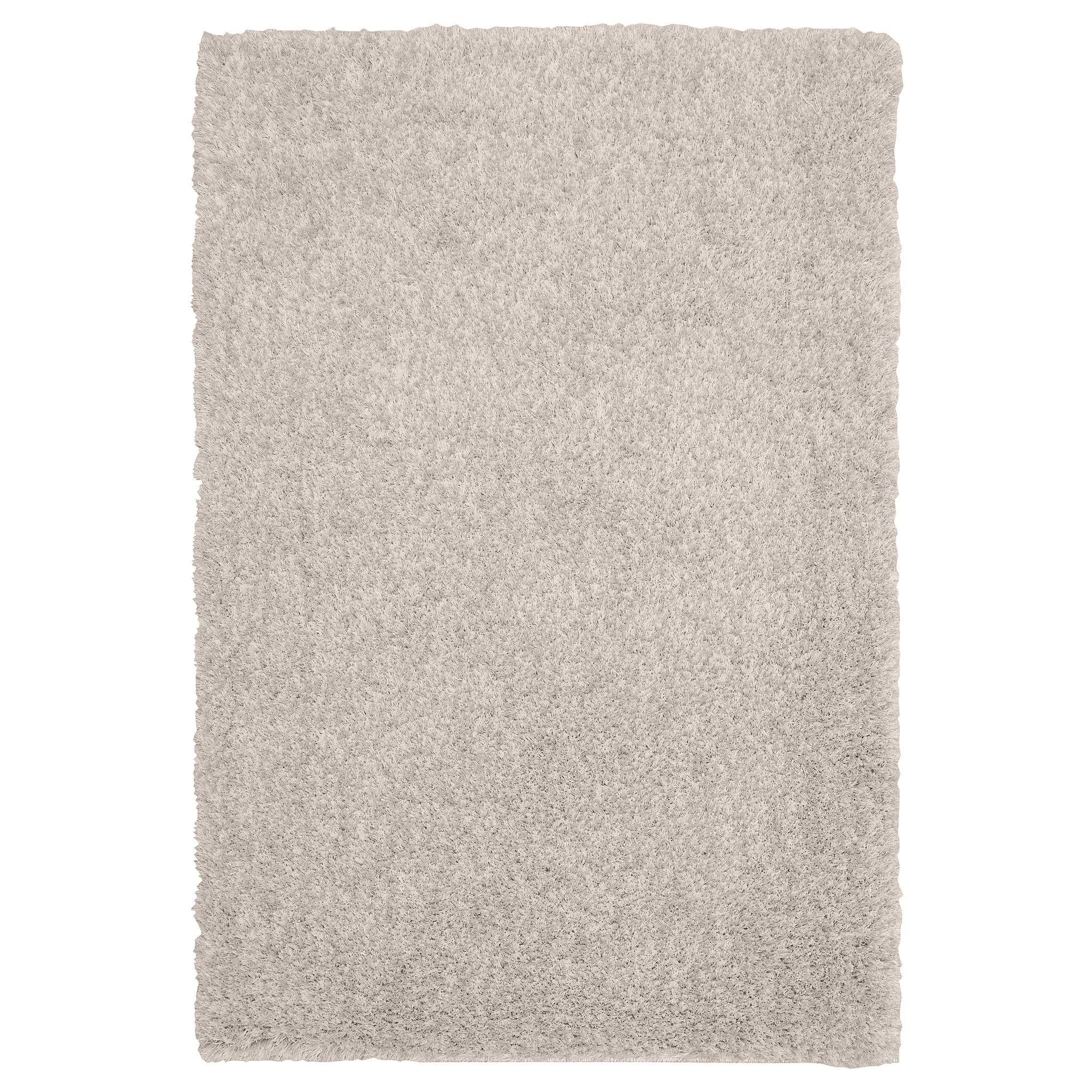 Tapis à poils longs LINDKNUD en descente de lit cocooning beige