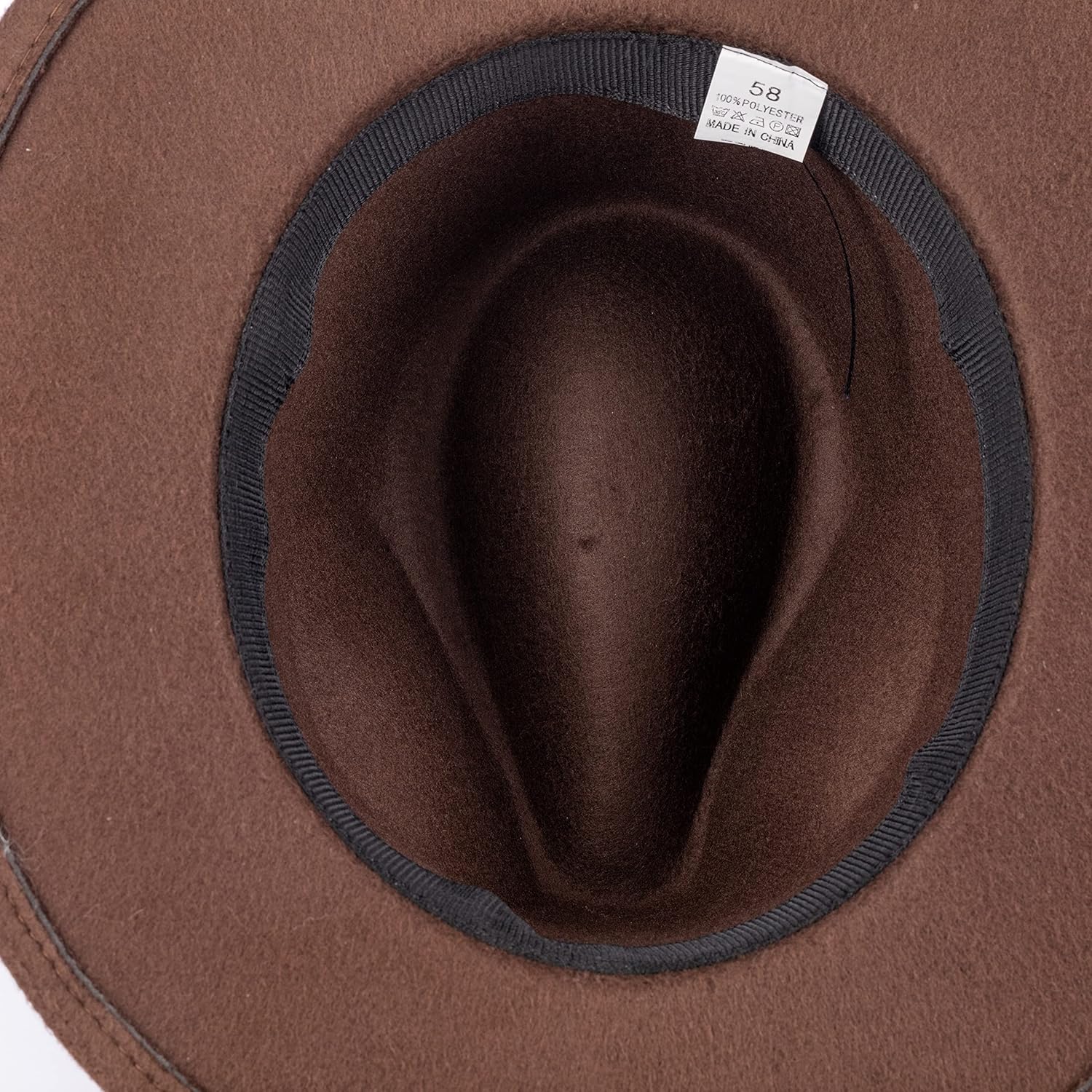 Mens Costume Accessory Adventurer Explorer Fedora Hat Cowboy Wide Brim Outdoor Cap Halloween Cosplay Props Brown - Image 9