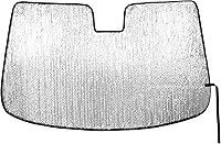 Vista 6 de Parasol reflectante automotor con ajuste personalizado para 2009 2010 2011 2012 2013 2014 2015 2016 2017 2018 Toyota Tundra