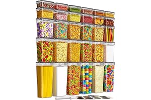 praki 30 Pack Airtight Food Storage Containers