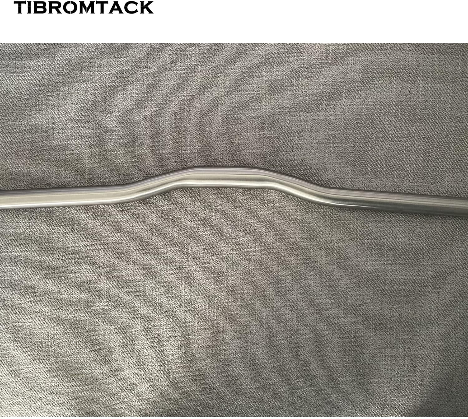 Titanium Handle Bar for Brompton bicycle 7° Riser 25.4mm can fit w3 Sixty Folding Bike Lightweight (TITANIUM COLOR, 560)