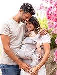 LÍLLÉbaby Toutes les saisons Ergonomie complète 6-in-1 Nouveau-né à Toddler - avec support Lombaire - pour les enfants 7-45 livres - 360 Degré Bébé - Entrée & Face à l'extérieur - Pierre
