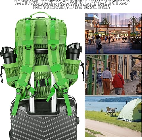 Miniatura 7 de Mochila táctica militar 45L25L Paquete de asalto de 3 días Molle Daypack Mochila de senderismo para hombres y mujeres