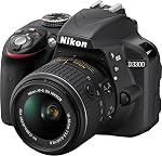 Nikon D3300 24.2 MP CMOS Digital SLR with AF-S DX NIKKOR 18-55mm f/3.5-5.6G VR II Zoom Lens (Black)