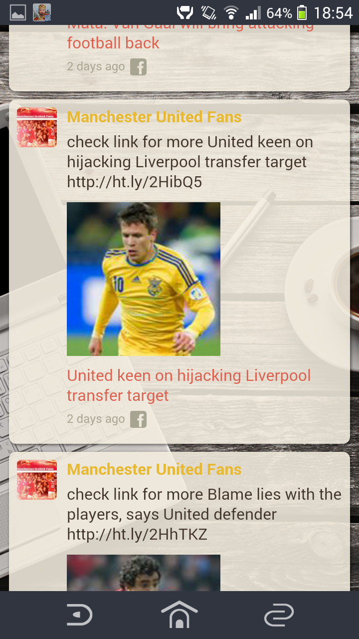 Aplicación Manchester united Fans app en Amazon Appstore