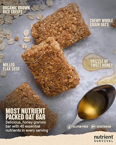 Miniatura 3 de Nutrient Survival MRE - Barras de granola de miel, reemplazo de comidas (10 porciones), suministros de preparación liofilizada y suministro de