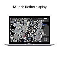 Vista 4 de Apple MacBook Pro 2022 con chip Apple M2 (13 pulgadas, 8 GB de RAM, 512 GB de almacenamiento SSD) (QWERTY en inglés) gris espacial (renovado prémium)