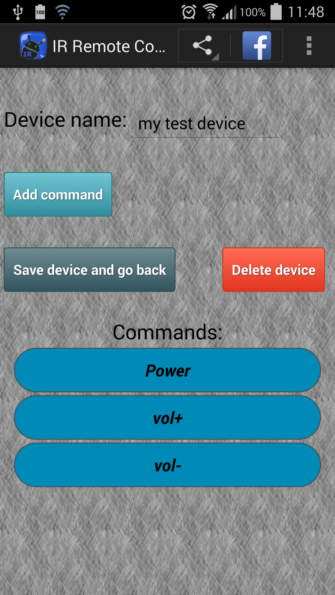 IR Remote Control App on Amazon Appstore