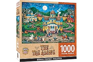 Tag Along Halloween 1000-Piece Jigsaw Puzzle
