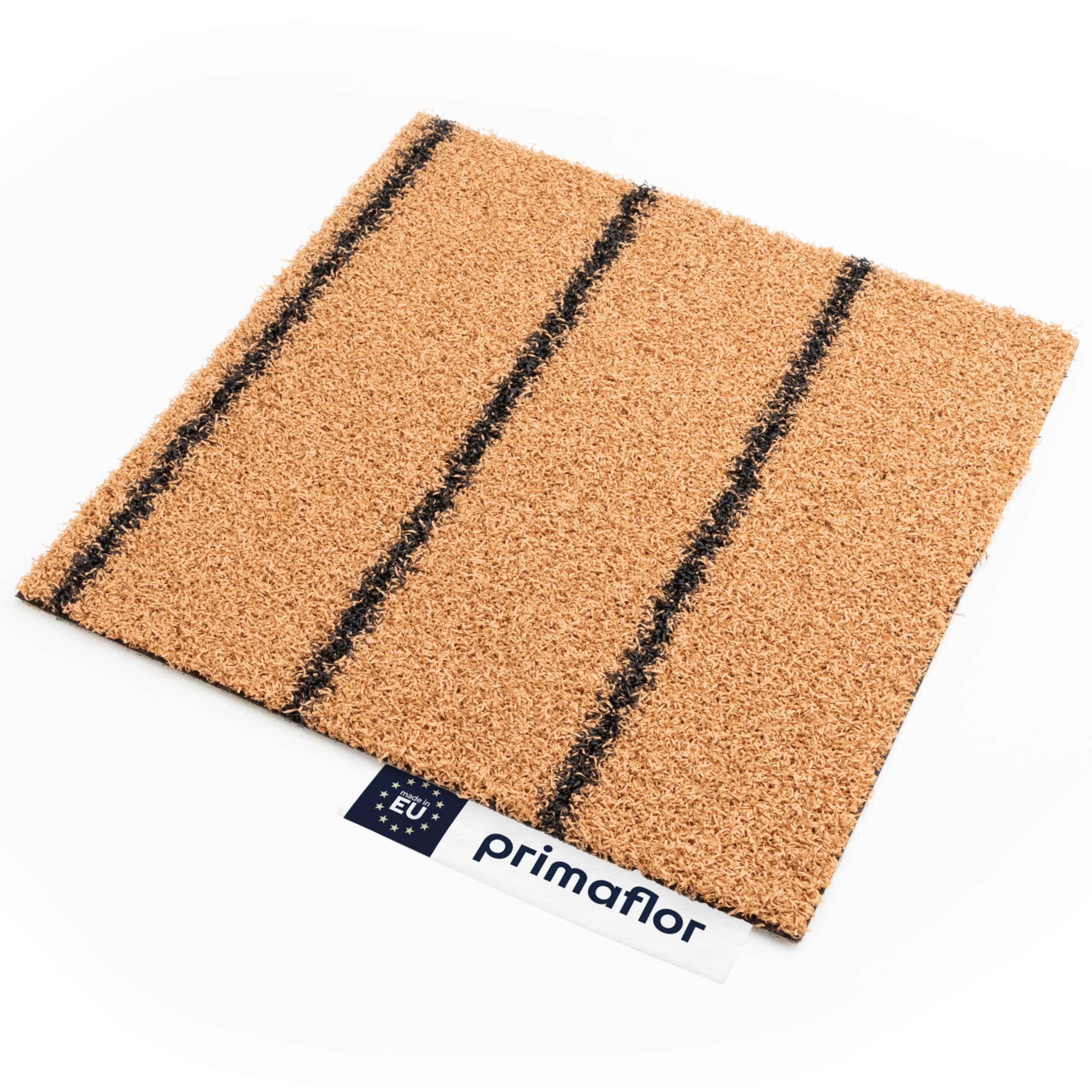 Primaflor Kunstrasen Teak pro 200x300cm | Braun | 12 mm | UV-stabil | wetterfest | wasserdurchlässig | Rasenteppich in Teak-Optik | Bootsdeck Belag und Schiffsdeckbelag | für Balkon und Terrasse