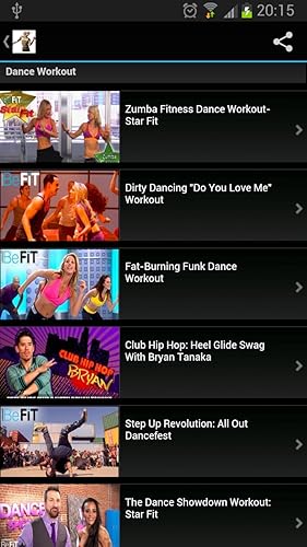Guia de Dança exercício vídeo