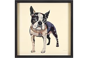 Boston Terrier Art Canvas: A True Work of Art for Dog Lovers