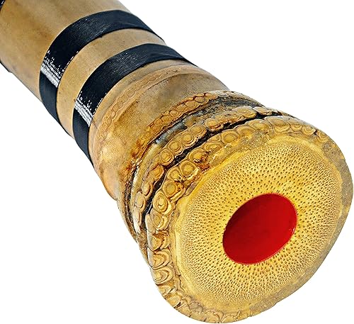 Miniatura 44 de Flauta pentatónica japonesa Zen Shakuhachi con raíz de campana natural. KINKO-ryu de 1.8 pies. Calidad profesional, toca todas las ocatavas. Bueno