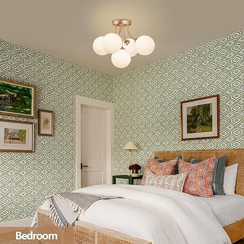 Miniatura 57 de Sputnik Candelabros de 15 luces de cristal ahumado de 39 pulgadas, lámpara de globo grande con vidrio gris ahumado, candelabros negros Sputnik