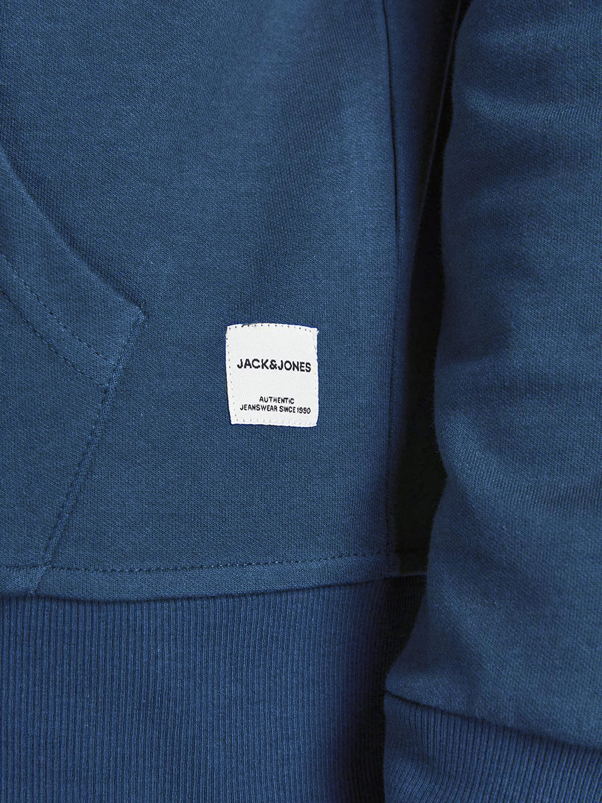 JACK & JONES Męska bluza z kapturem Basic zamek błyskawiczny, Insignia Blue/Reg Fit, L