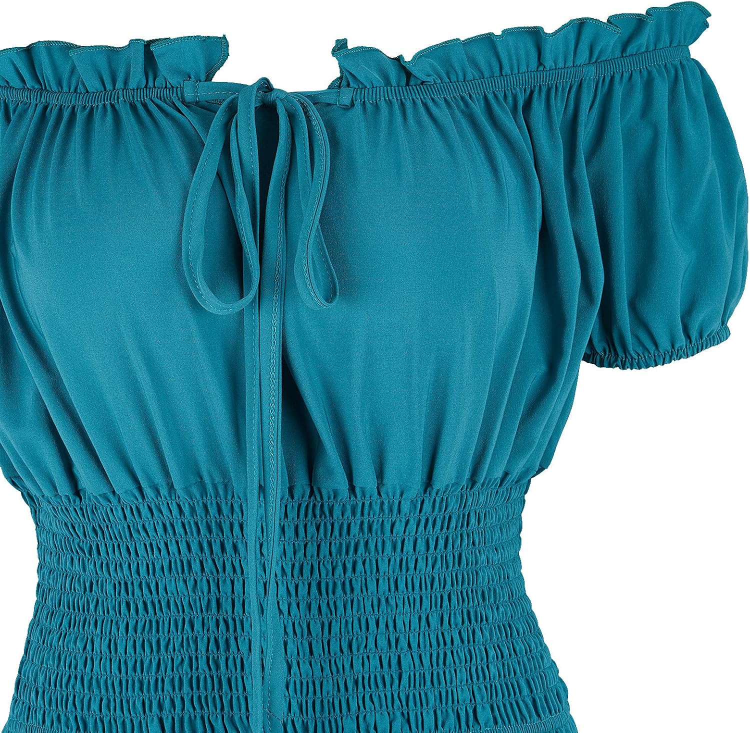 Zhitunemi Renaissance Costume Women Medieval Chemise Dress Peasant Tops Irish Under Dress