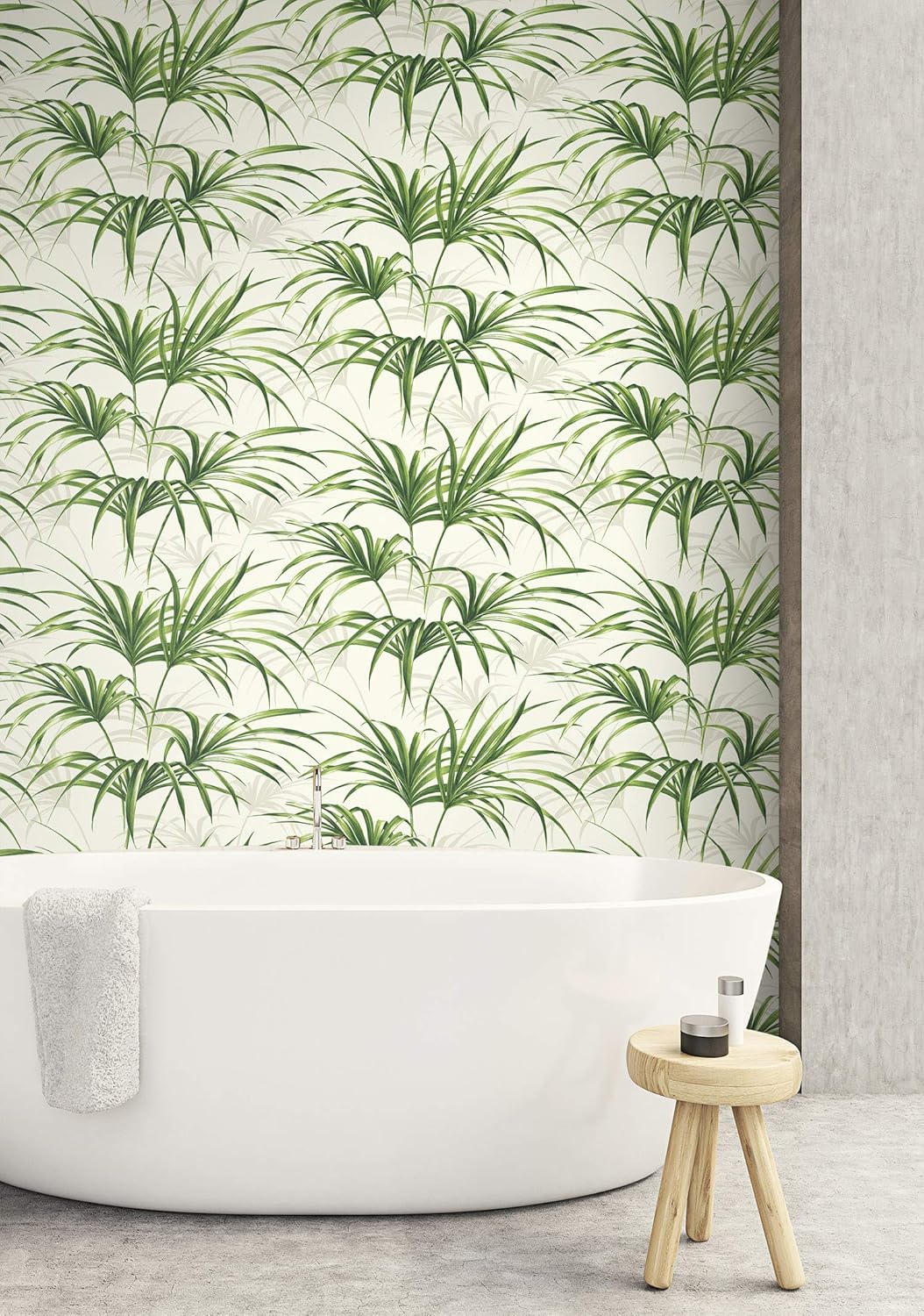 NextWall Tropical Palm Leaf Peel and Stick Wallpaper
