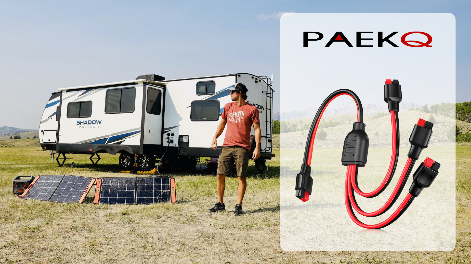 Amazon.com: PAEKQ Anderson Y Splitter Cable 1 to 3 Solar Panel
