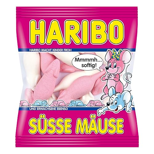 Haribo Susse Mause (Sweet Ratones) Gummi Candy 7.05 oz