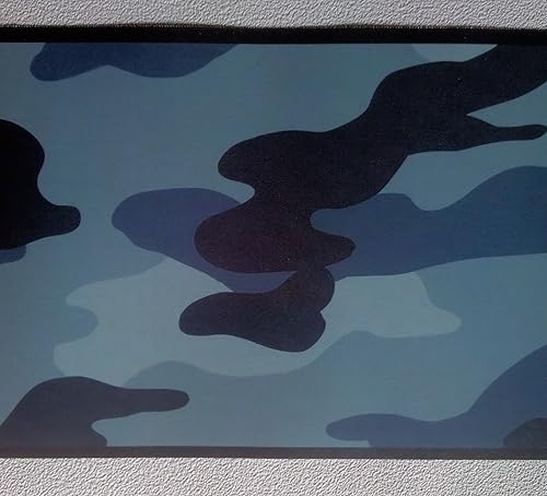 Miniatura 4 de Papel pintado camuflaje camuflaje pared frontera - azul