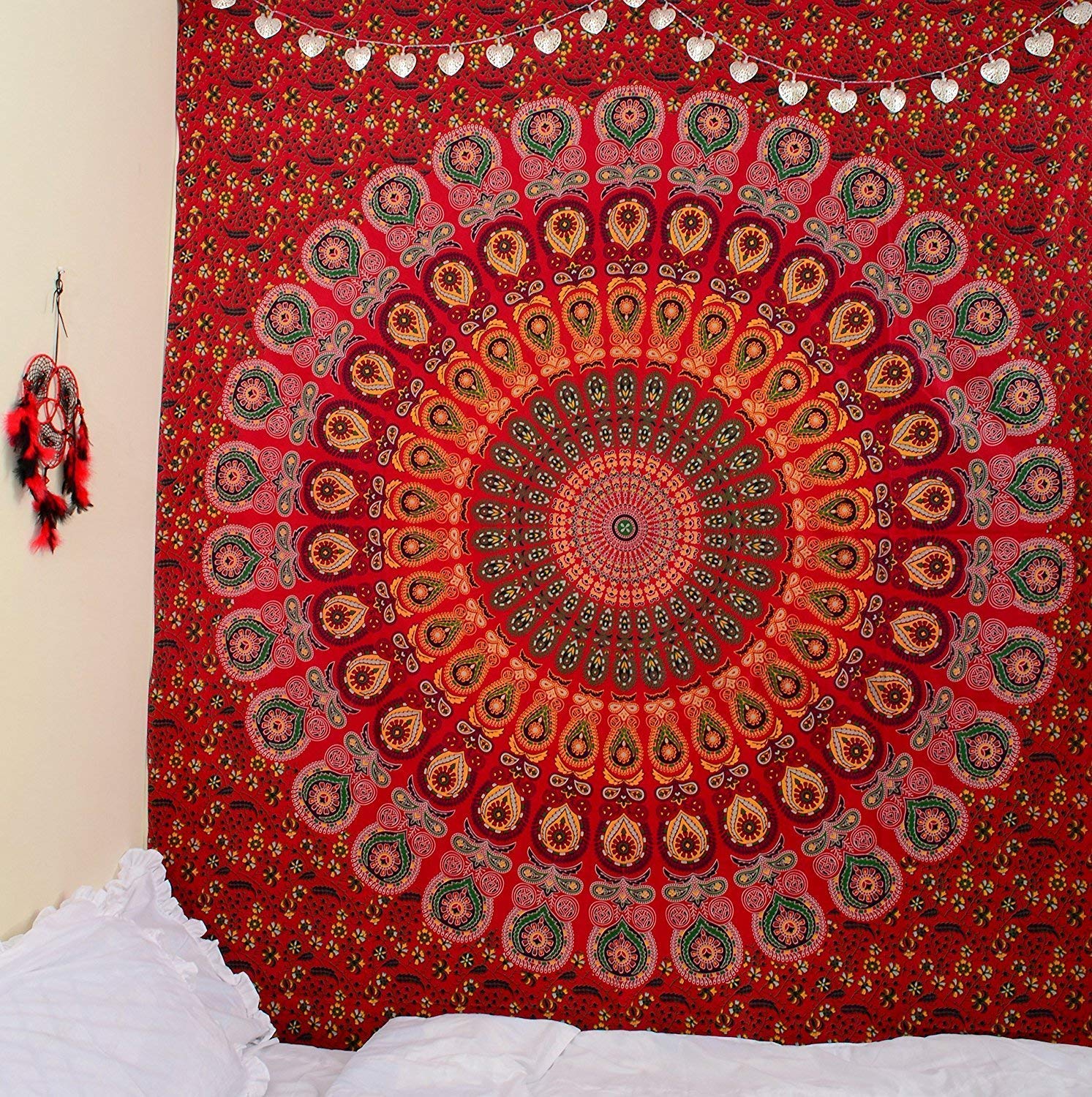 Colorful Mandala Tapestry - Wall Hanging & Bed Sheet -19 Colorful Mandala Tapestry - Wall Hanging & Bed Sheet -19