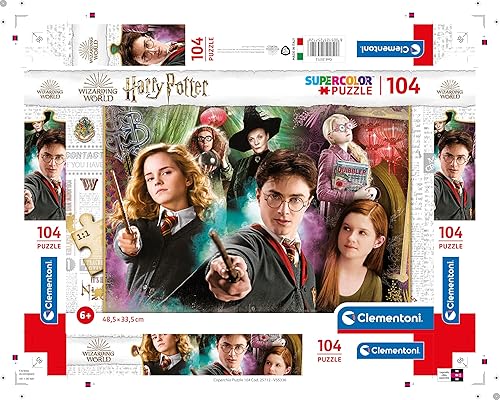 Miniatura 7 de Clementoni 25712, Harry Potter Supercolor Puzzle para niños, 104 piezas, a partir de 6 años