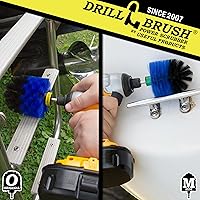 Vista 2 de Cabezales de cepillo de fregado con taladro - Accesorios profesionales para detalles de barcos - Suministros de limpieza acuática - Cepillo