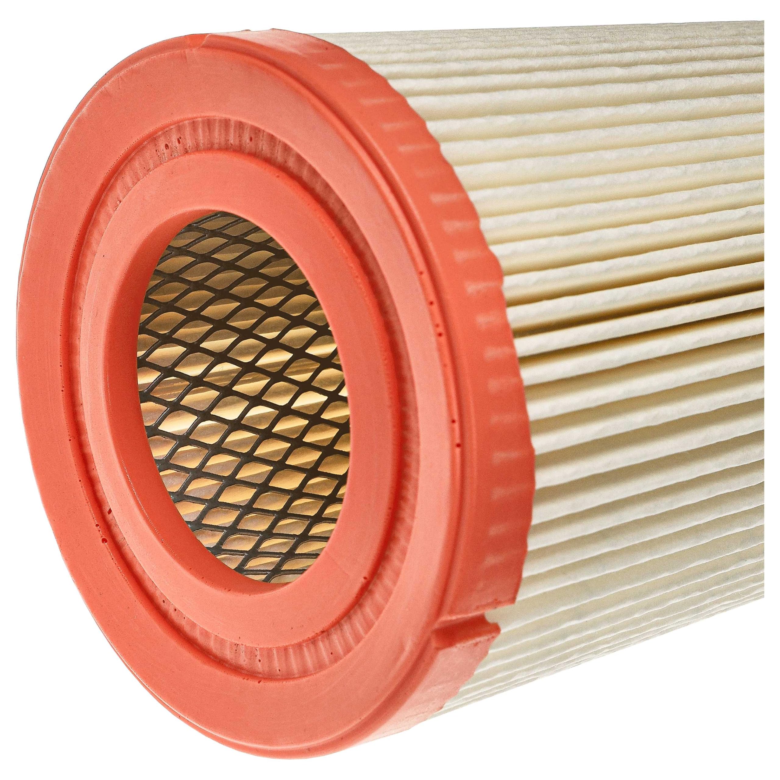 vhbw 4x Filtro reemplaza Dustcontrol 42024 para aspiradora - filtro Hepa naranja blanco