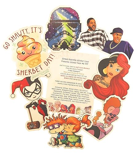 Miniatura 8 de Big Comfy Couch Sticker Pack - Hand Drawn Vinyl Stickers - Average Size 4.5 Inches WaterProof - Decal For Cars Water Bottle Flask Skateboard Laptop