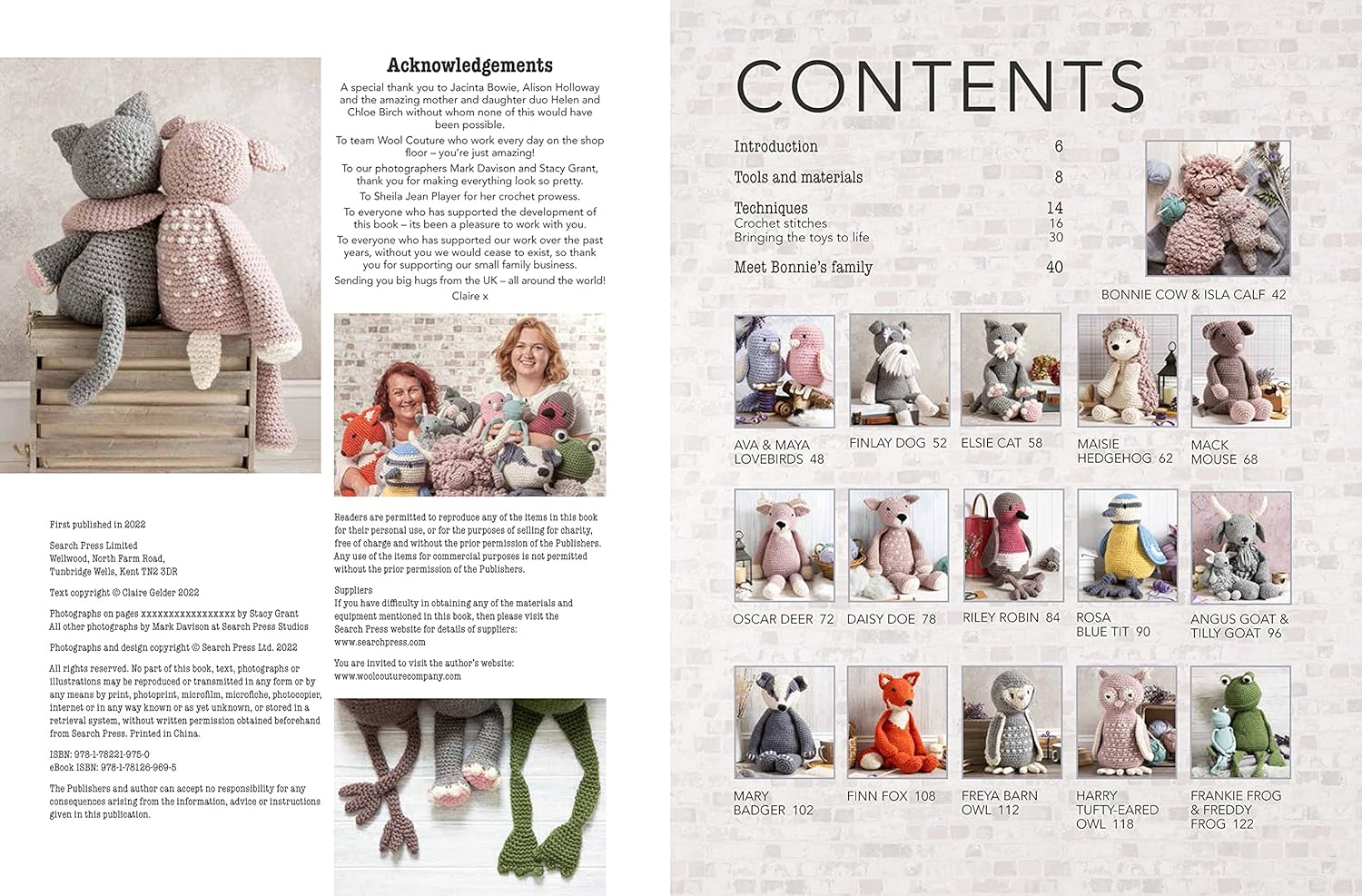 Bonnie the Cow & Friends: 20 loveable animals & birds to crochet using chunky yarn - Image 3